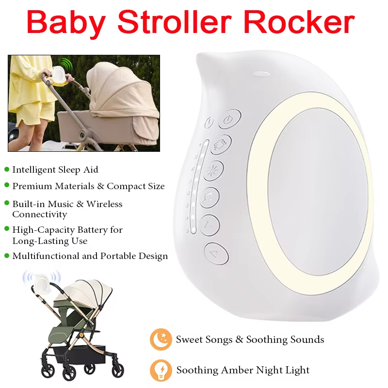 Bluetooth Speaker - Tragbarer Outdoor-Kinderwagen mit Nachtlicht Multifunktionaler Kabelloser