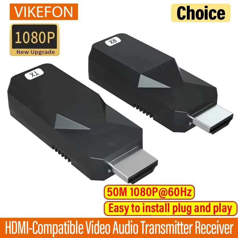 Hdmi Adapter - 50M 1080P 60Hz HDMI-Kompatibel Video Audio