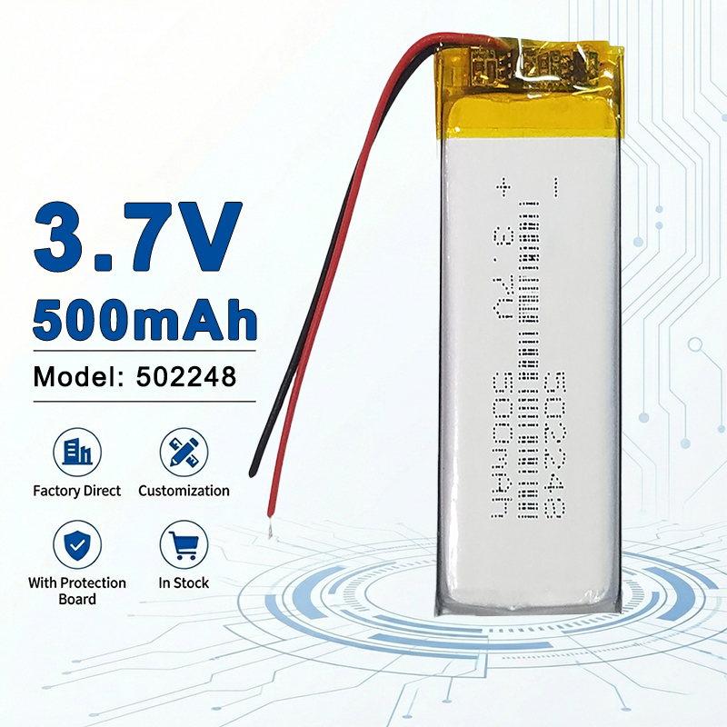 Electronics And Gadgets Ce - 502248 3,7V 500mAh Leichtgewichtiger Li-Polymer-Akku Ideal