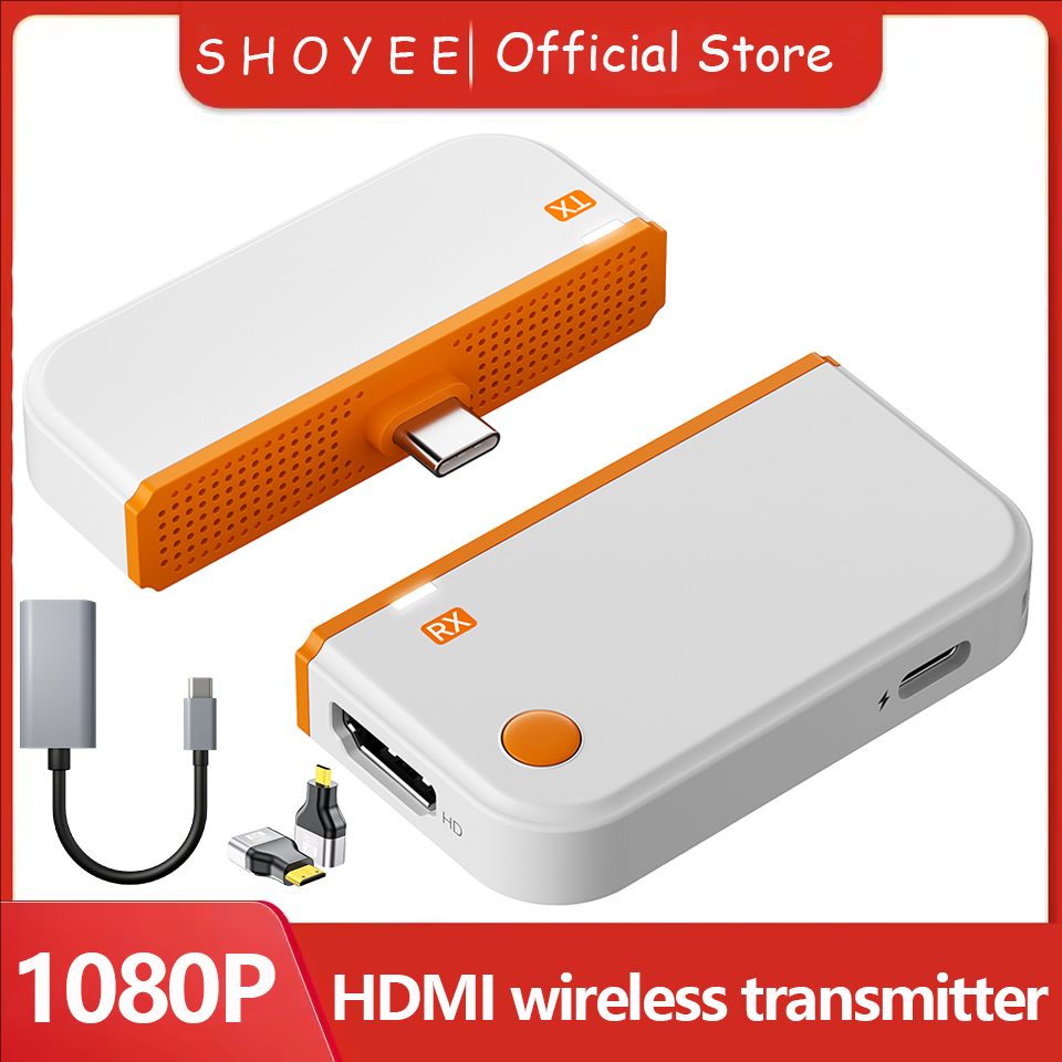 Hdmi Adapter - 50M Typ-C HDMI-kompatibler kabelloser Video-Sender-Empfänger-Extender-Adapter TV-Stick-Dongle