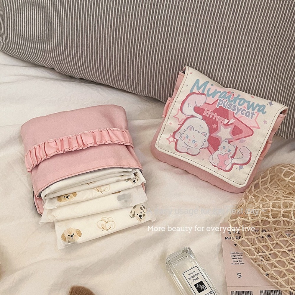 Cable Organizer - Mini-Kabelorganizer, Damenbinden-Tasche, Mehrzweck-Kosmetiktasche mit Großer Kapazität,