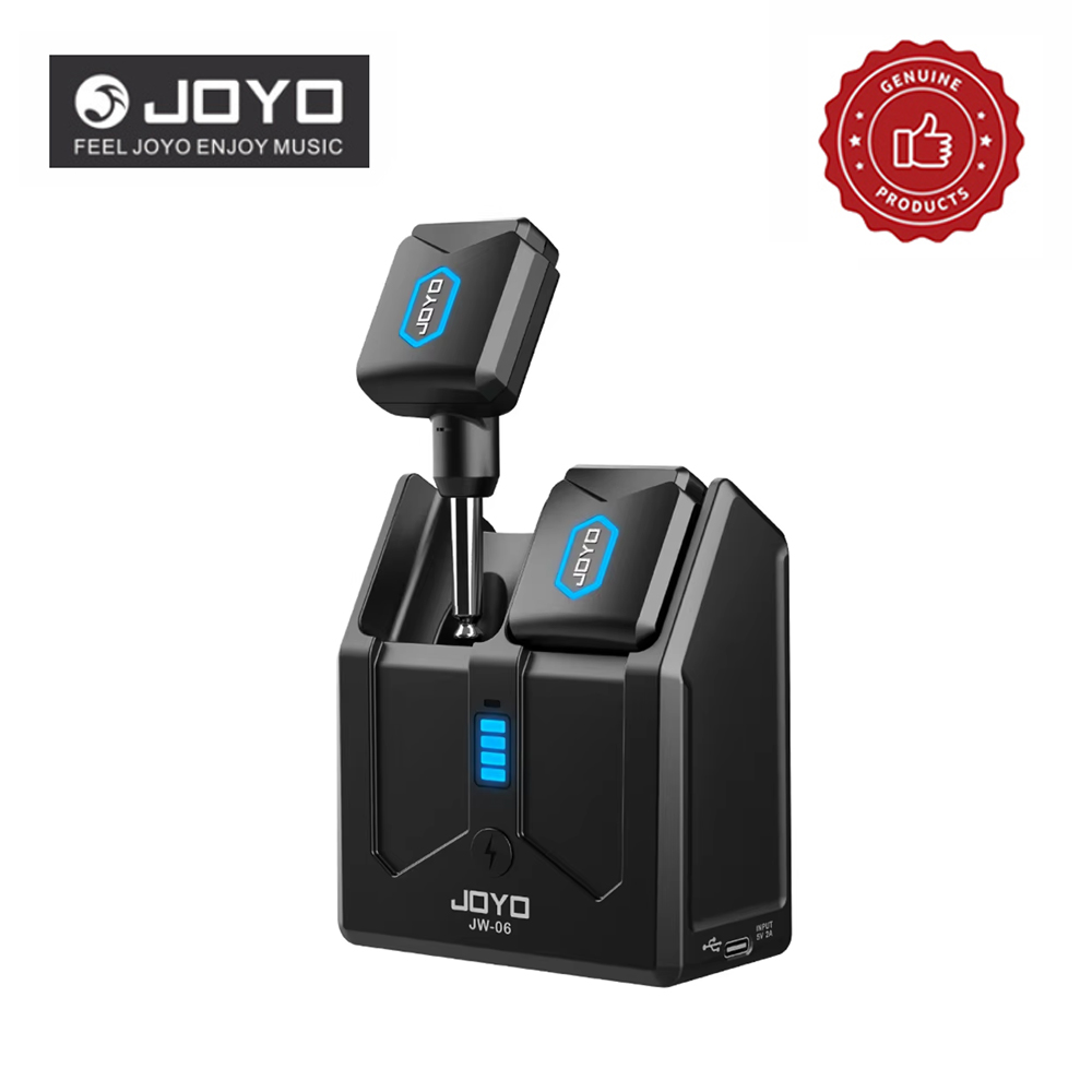 Wireless Charger - JOYO JW-06 Drahtloses Gitarrensystem 5,8GHz Wiederaufladbarer