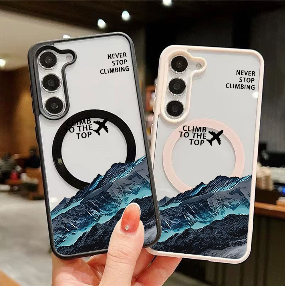 Wireless Charger - Inspirierende Zitate Magnetische kabellose Ladehülle für