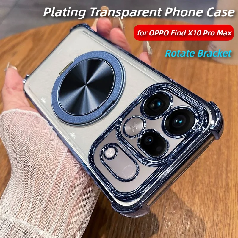 Oppo Find X8 - Modisch transparent 360 ° Drehbare Magnetische
