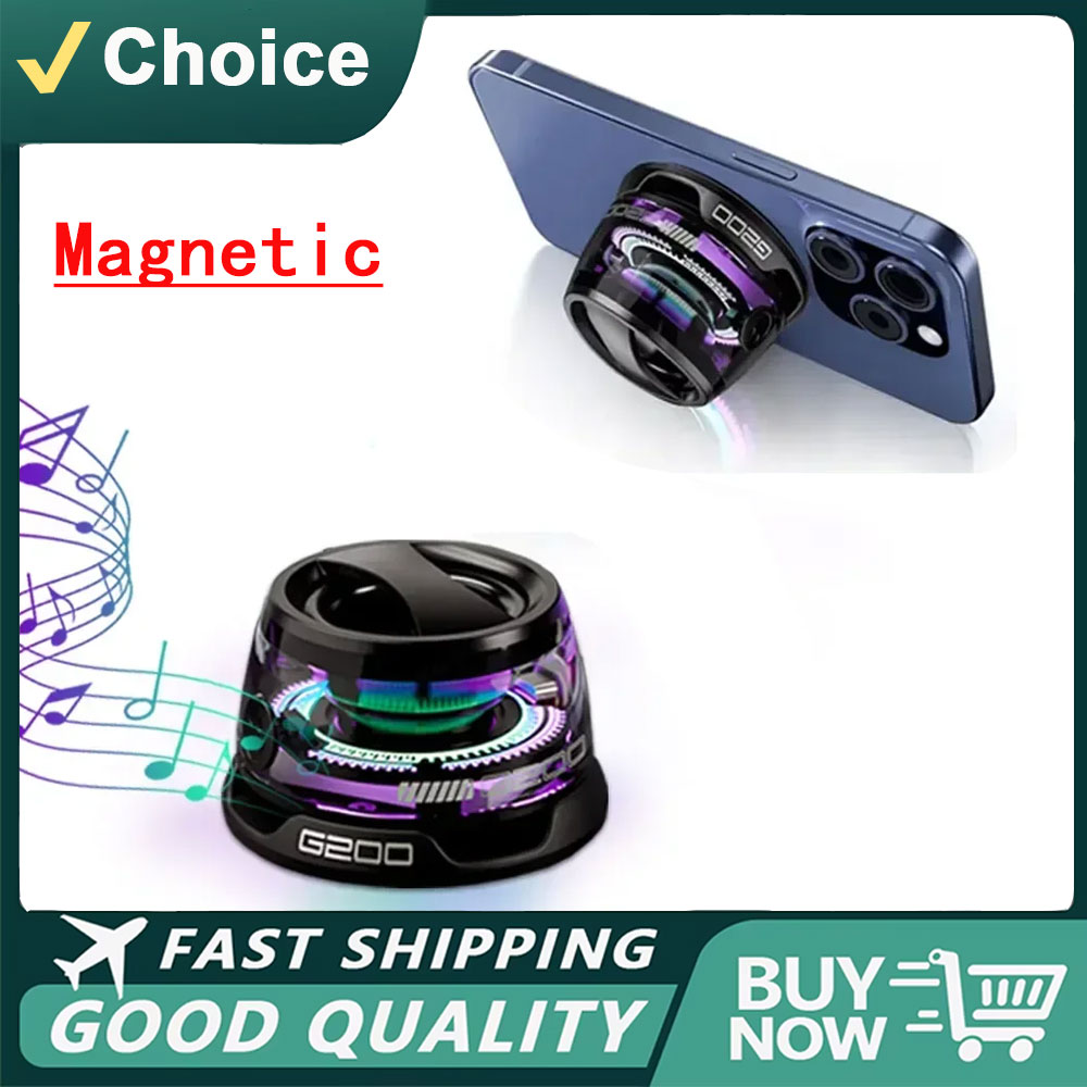 Bluetooth Speaker - Tragbarer Bluetooth-Lautsprecher G200 RGB-Beleuchtung Magnetlautsprecher BT5.3