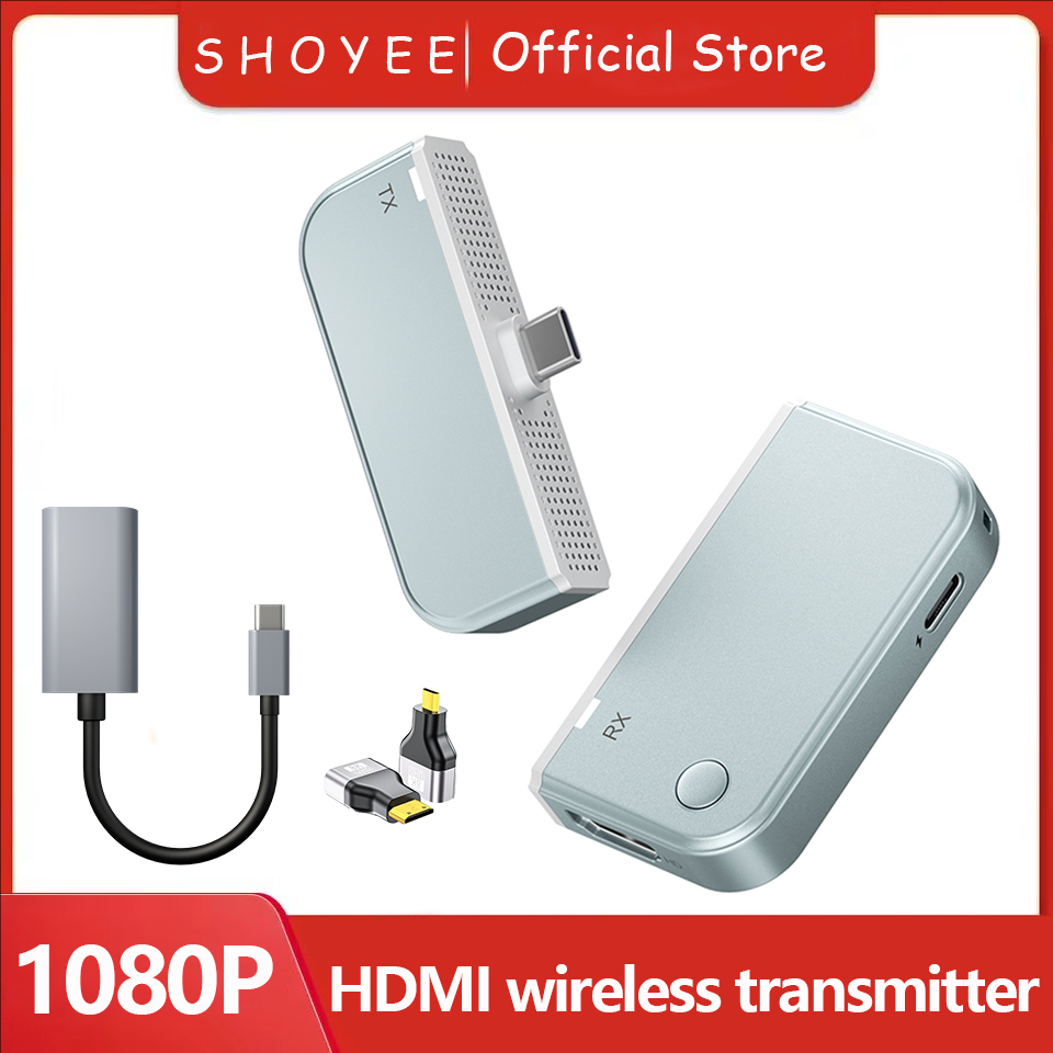 Hdmi Adapter - 50M Typ-C HDMI-kompatibler kabelloser Video-Sender-Empfänger-Extender-Adapter TV-Stick-Dongle