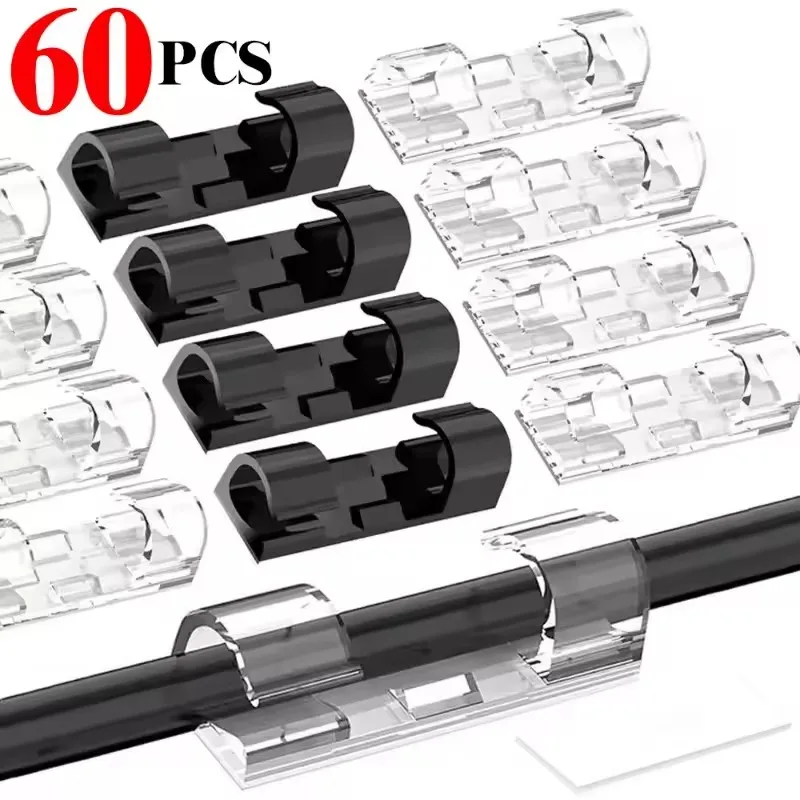 Cable Organizer - Kabelklemmen-Organizer, Kabelhalter, Kabelmanagement, selbstklebender Kabelmanager, feste