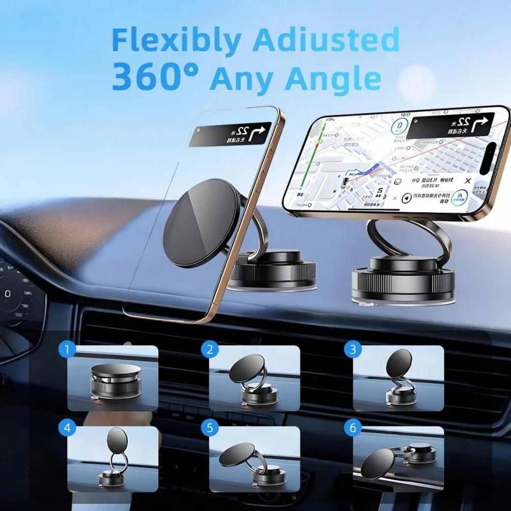 Verbessert 360 ° Vakuum-Magnet – Phone Holder Bewertung und Preis
