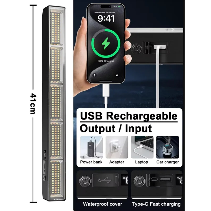 41cm Magnetische LED-Arbeitsle – Power Bank Bewertung und Preis