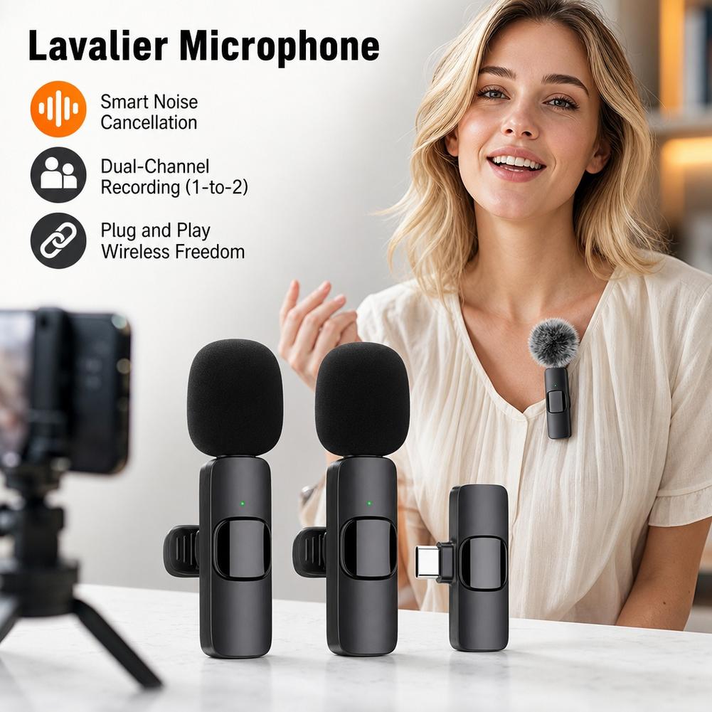 Kabelloses Lavaliermikrofon 1  – Usb Charger Bewertung und Preis
