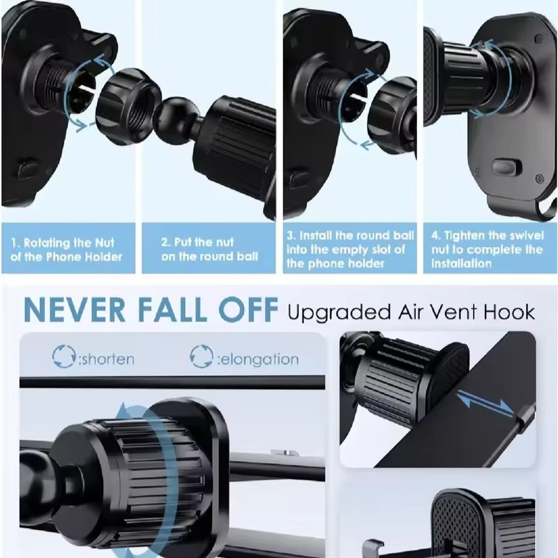 Universeller Auto-Hakenhalter  – Usb Charger Bewertung und Preis