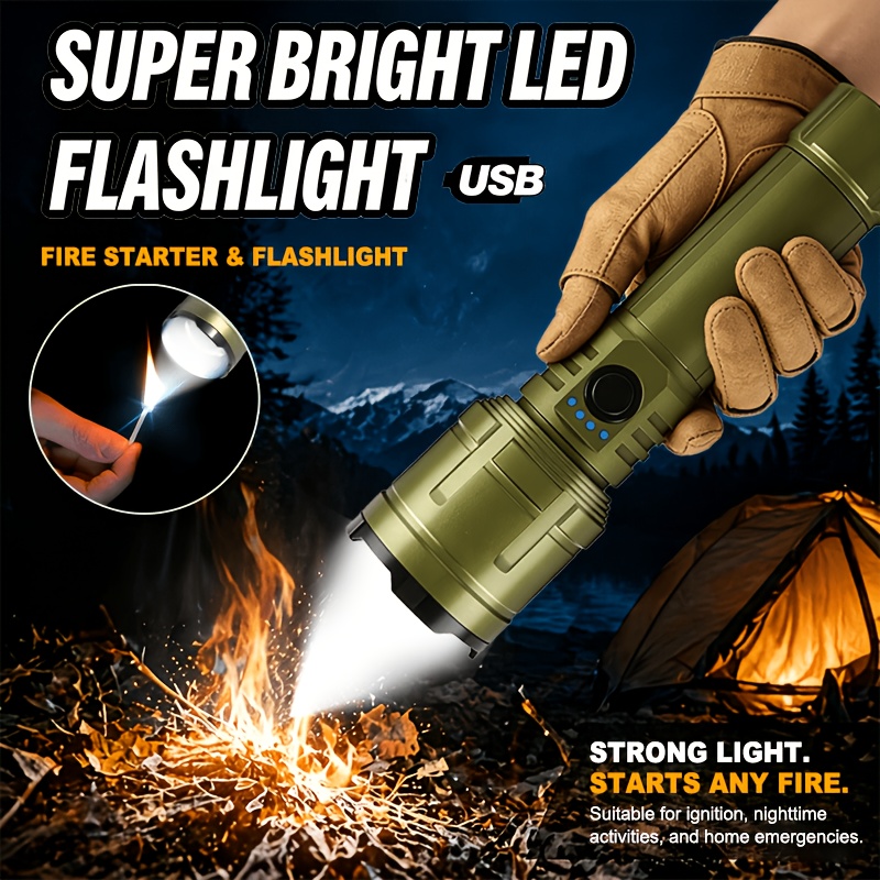 Taschenlampe mit Feuerzeug & P – Power Bank Bewertung und Preis