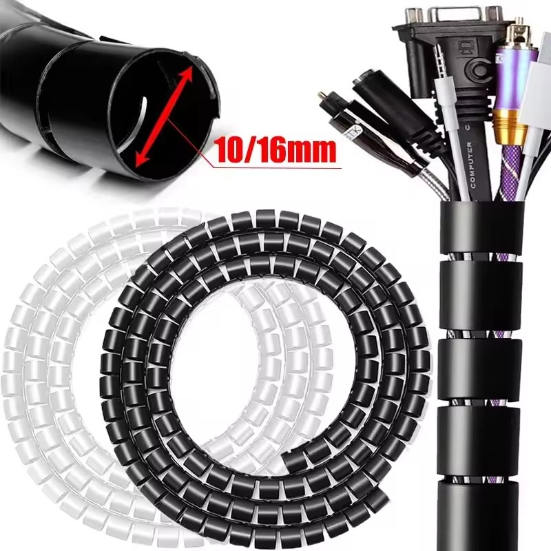 2 m langes Kabelmanagement-Set – Cable Organizer Bewertung und Preis