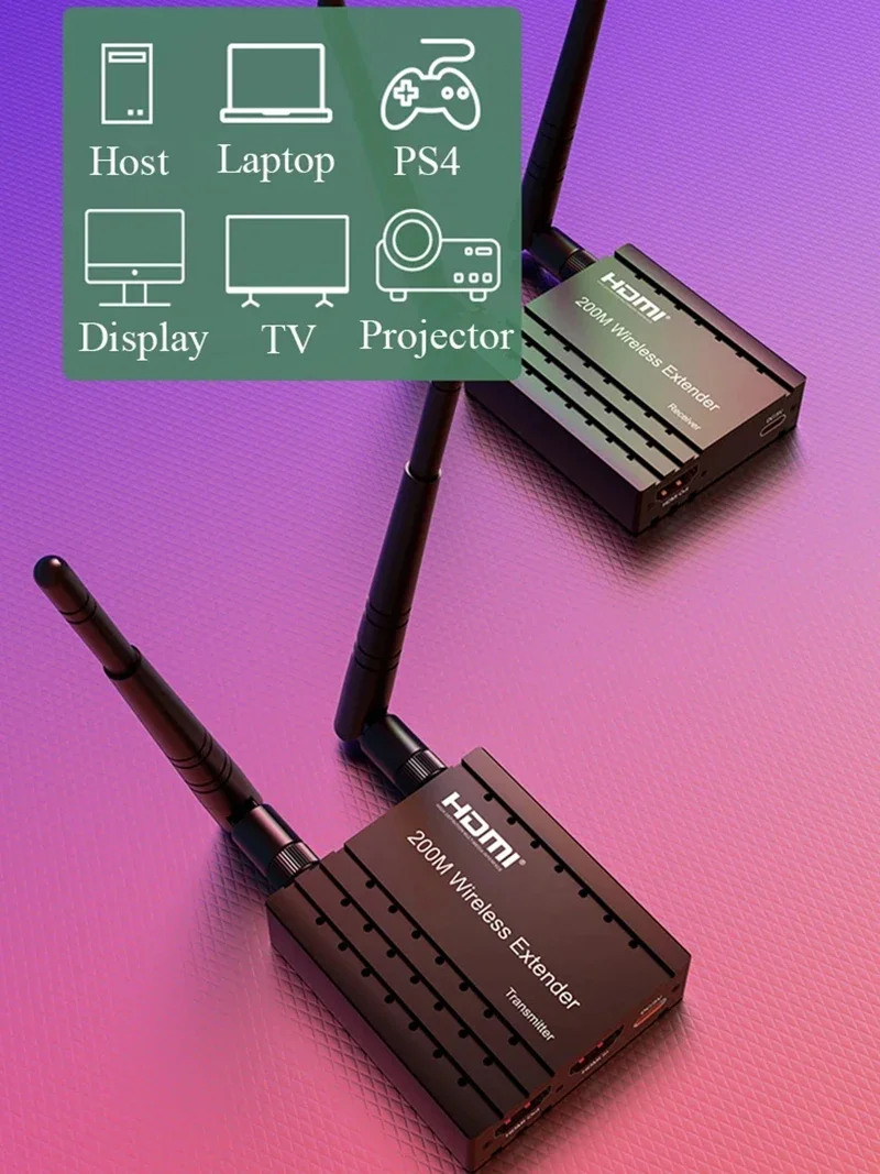 200M Kabelloser HDMI-Extender  – Hdmi Adapter Bewertung und Preis
