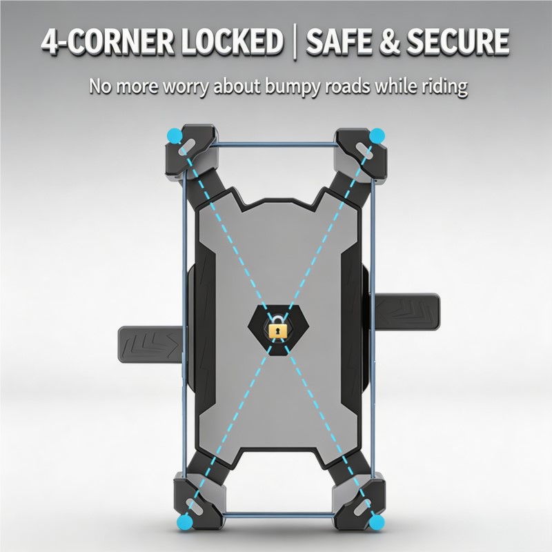 Motorrad-Fahrer-Handyhalterung – Phone Holder Bewertung und Preis