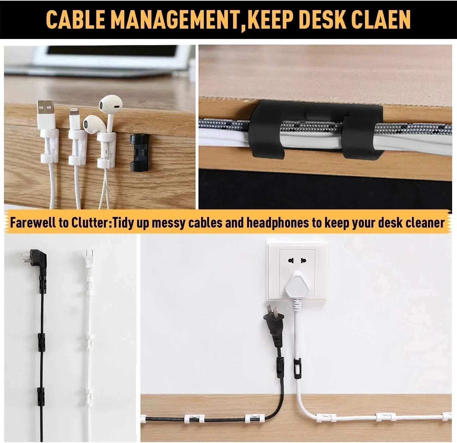 Kabelklemmen-Organizer, Kabelh – Cable Organizer Bewertung und Preis